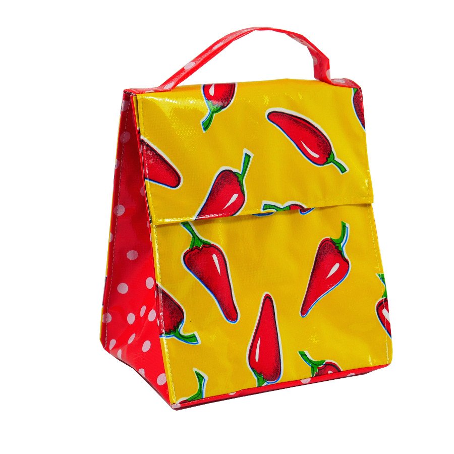 yellow insulated lunch bag